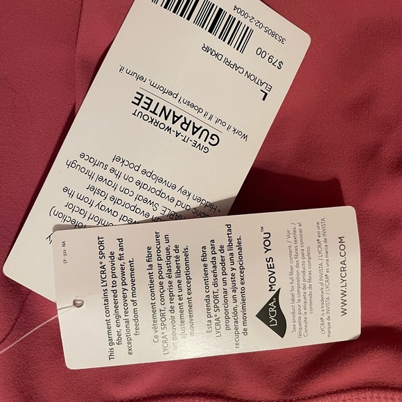 Athleta Women's Elation Capri Size L NWT - Picture 5 of 6